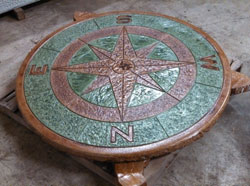 Wieser-Doric - Patio Products: beautiful stained concrete tables, picnic tables, planters, and benches.